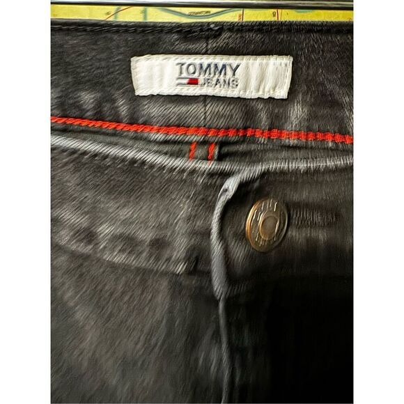 Tommy Hilfiger Black Nora Mid Rise Skinny Jeans Size 6 Y2K Vtg Vintage - Picture 4 of 4